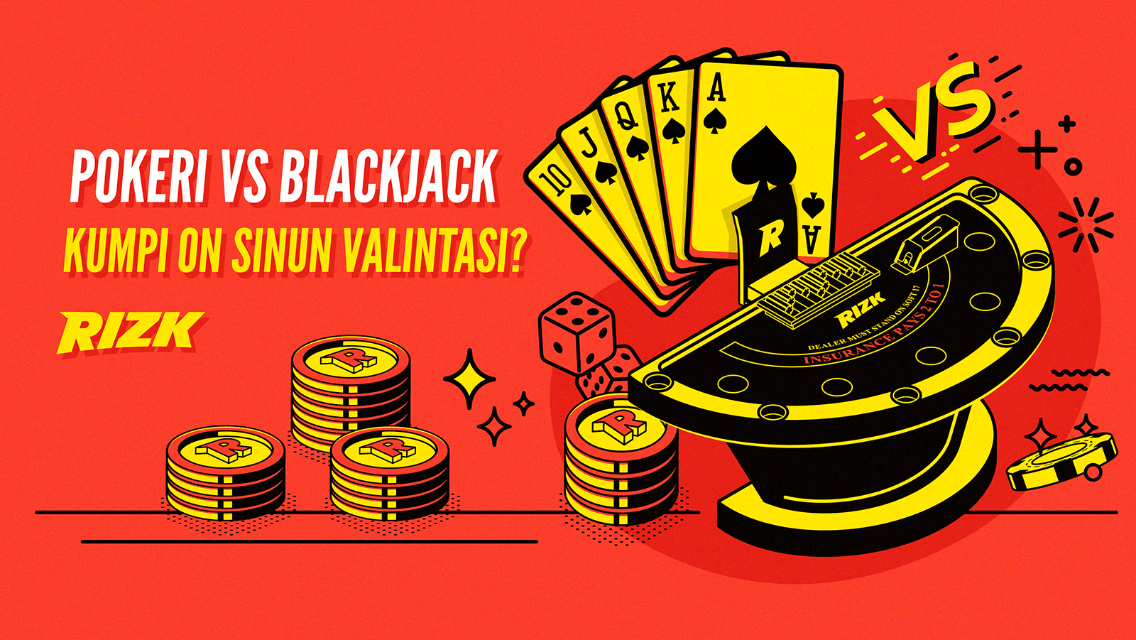 Pokeri vs blackjack?