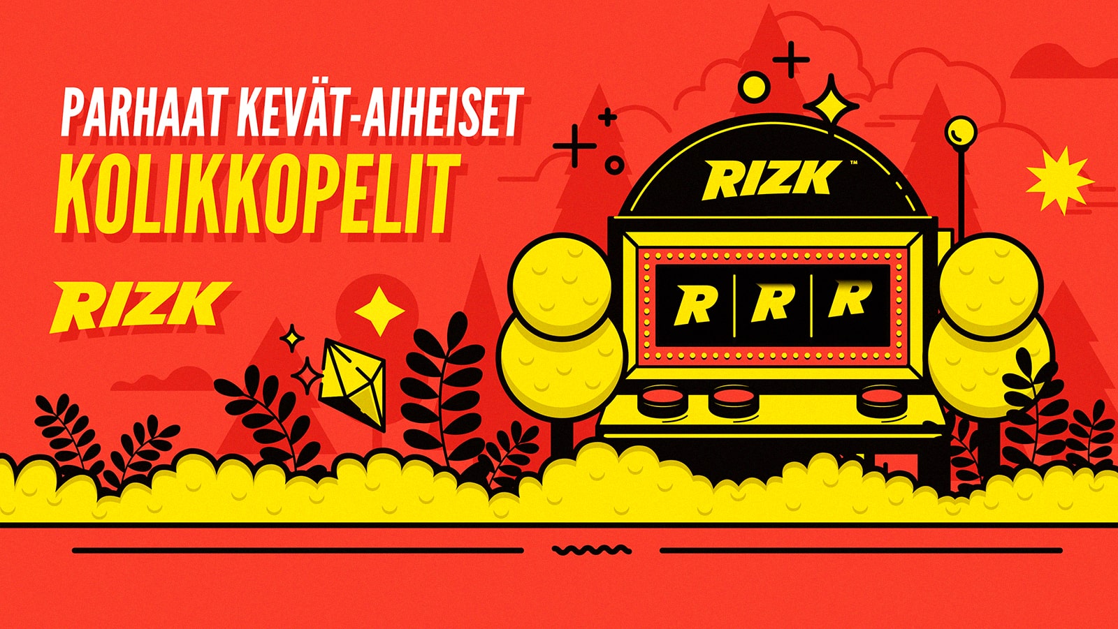 Parhaat kolikkopelit keväisellä teemalla | Rizk Blogi